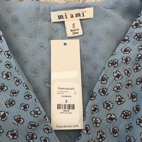 Francesca’s LEAH PEPLUM TANK TOP size S - Picture 4 of 5